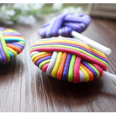 Colorful Lollipop for Hair rope